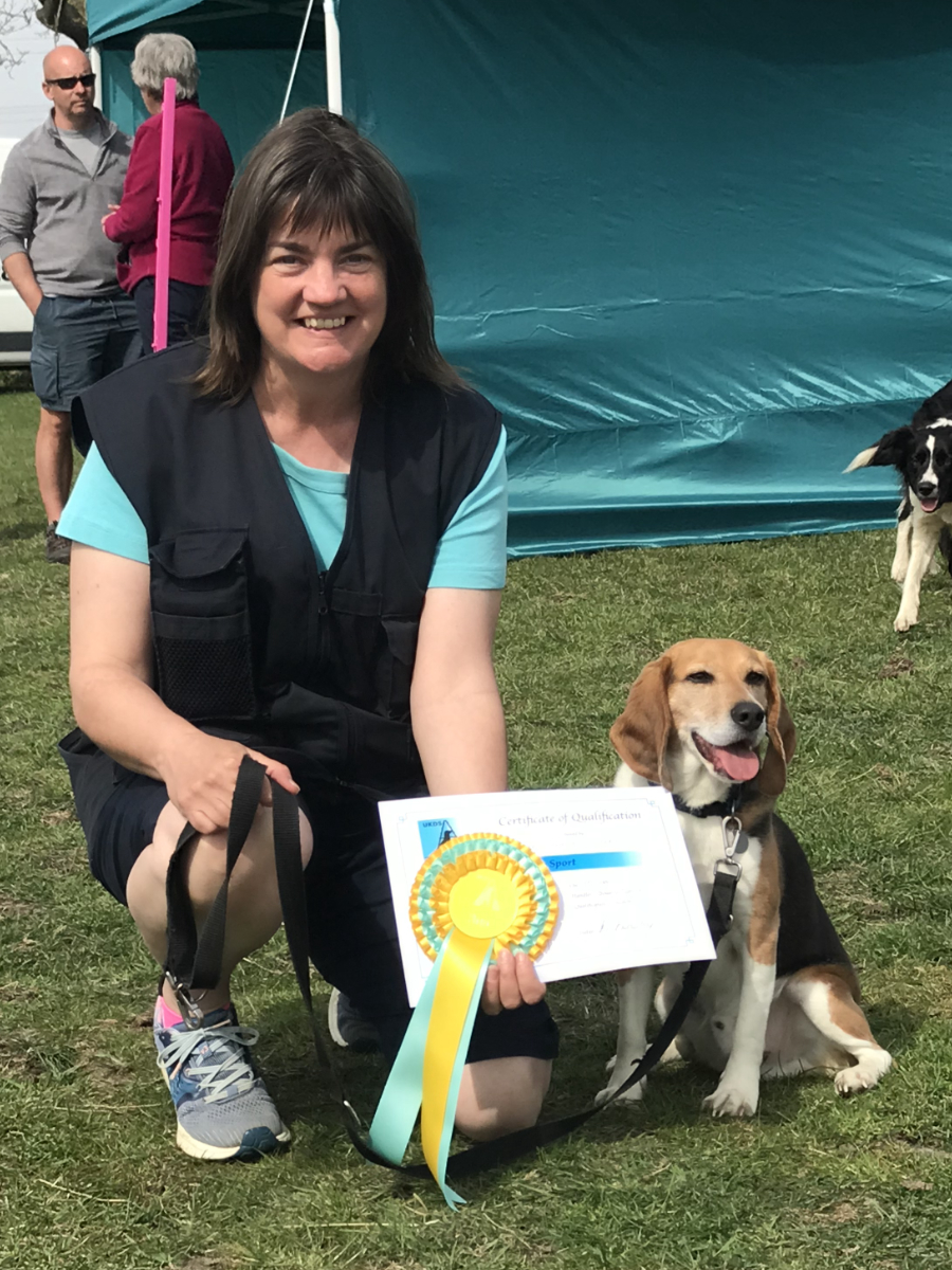 Sheila with Forti Beagle